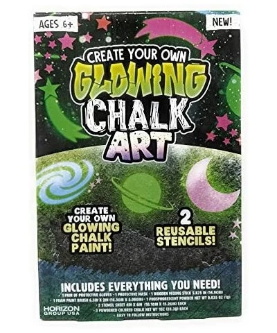 Create Your Own Glowing Chalk Art $16.49 Kids' Drawing & Writing Boards