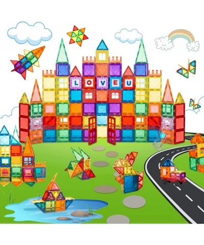 Magnetic Tiles 85 PCS Magnetic Blocks for Kids 3D Magnetic Building Blocks Magnetic Stacking Toys Construction Kit STEM Toys ...