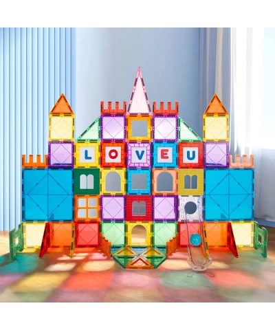 Magnetic Tiles 85 PCS Magnetic Blocks for Kids 3D Magnetic Building Blocks Magnetic Stacking Toys Construction Kit STEM Toys ...