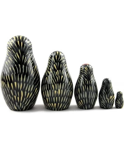 Nesting Dolls Hedgehogs Toys Set 5 pcs - Hedgehogs Animal Figurines $43.13 Nesting Dolls