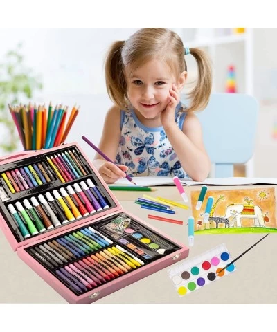 Art Set for Kids 86PC Coloring Art Kit Wooden Drawing Art Supplies Case Sketch Book Markers Crayon Colour Pencils for Budding...