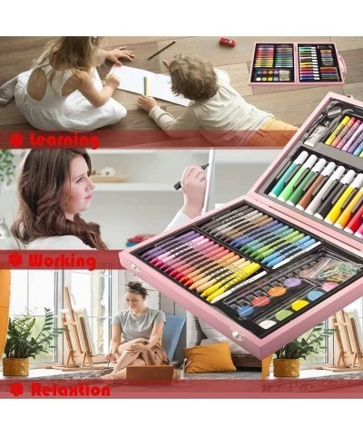 Art Set for Kids 86PC Coloring Art Kit Wooden Drawing Art Supplies Case Sketch Book Markers Crayon Colour Pencils for Budding...