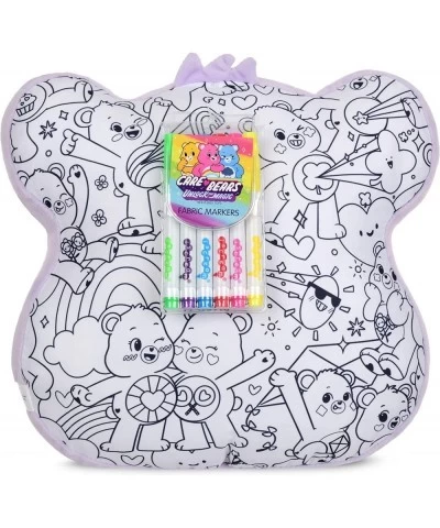 Care Bears Share Bear Color Me! 13" x 13" Coloring Pillow with 6 Fabric Markers in Pocket $76.24 Kids' Plush Toy Pillows