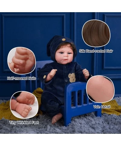 Lifelike Reborn Baby Dolls 17 Inch Realistic-Newborn Baby Dolls Boy Real Life Soft Body Reborn Baby with Toy Accessories Gift...