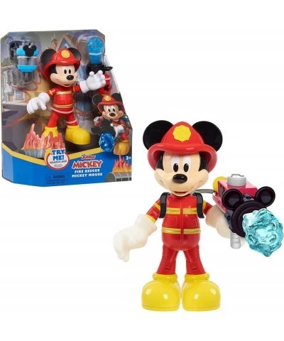 Disney Junior Fire Rescue Mickey Mouse Articulated 6-inch Figure and Accessories Officially Licensed Kids Toys for Ages 3 Up ...