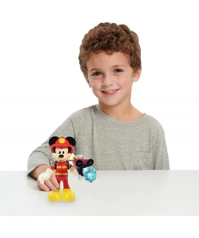 Disney Junior Fire Rescue Mickey Mouse Articulated 6-inch Figure and Accessories Officially Licensed Kids Toys for Ages 3 Up ...