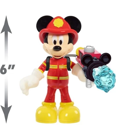 Disney Junior Fire Rescue Mickey Mouse Articulated 6-inch Figure and Accessories Officially Licensed Kids Toys for Ages 3 Up ...