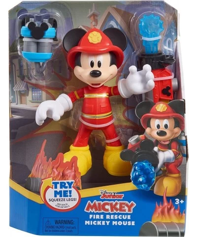 Disney Junior Fire Rescue Mickey Mouse Articulated 6-inch Figure and Accessories Officially Licensed Kids Toys for Ages 3 Up ...