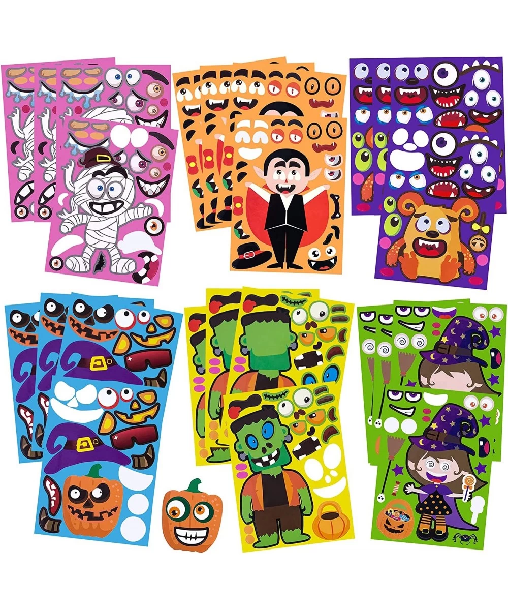 36 Sheets Halloween Stickers for Kids Make a Face Stickers for Halloween Party Favors Supplies Halloween Games Activities DIY...