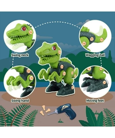 Dinosaur Toys Take Apart Toys with Electric Drill STEM Building Learning Set Toy for Kids 3 4 5 6 7 Years Old Boys Girls Chri...