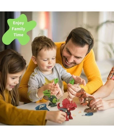 Dinosaur Toys Take Apart Toys with Electric Drill STEM Building Learning Set Toy for Kids 3 4 5 6 7 Years Old Boys Girls Chri...