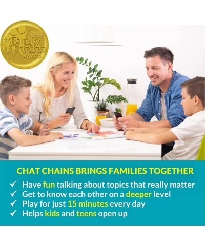 Chat Chains - Fun Therapy Games for Kids - Social Skills Activities for Kids Teens and Adults - Speech Therapy Games - Conver...