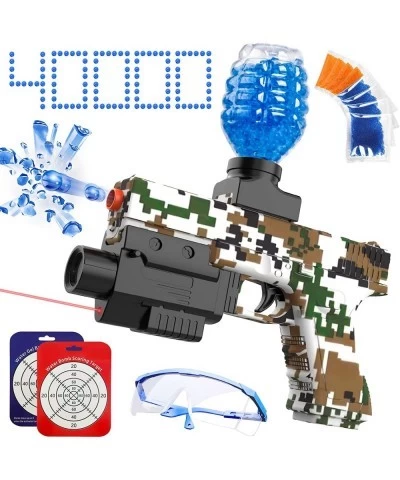 Gel Ball Blaster Electronic - Splat Gun Automatic with 40 000 Gel Balls and 2 Modes Splatter Shooting Team Game for Age 12+ (...