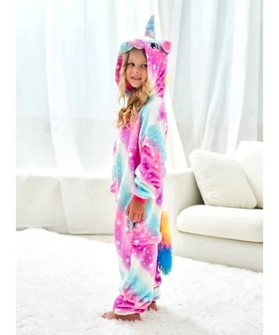 Unicorn Onesie for Girls Animal Cosplay Halloween Costume $45.39 Kids' Costumes