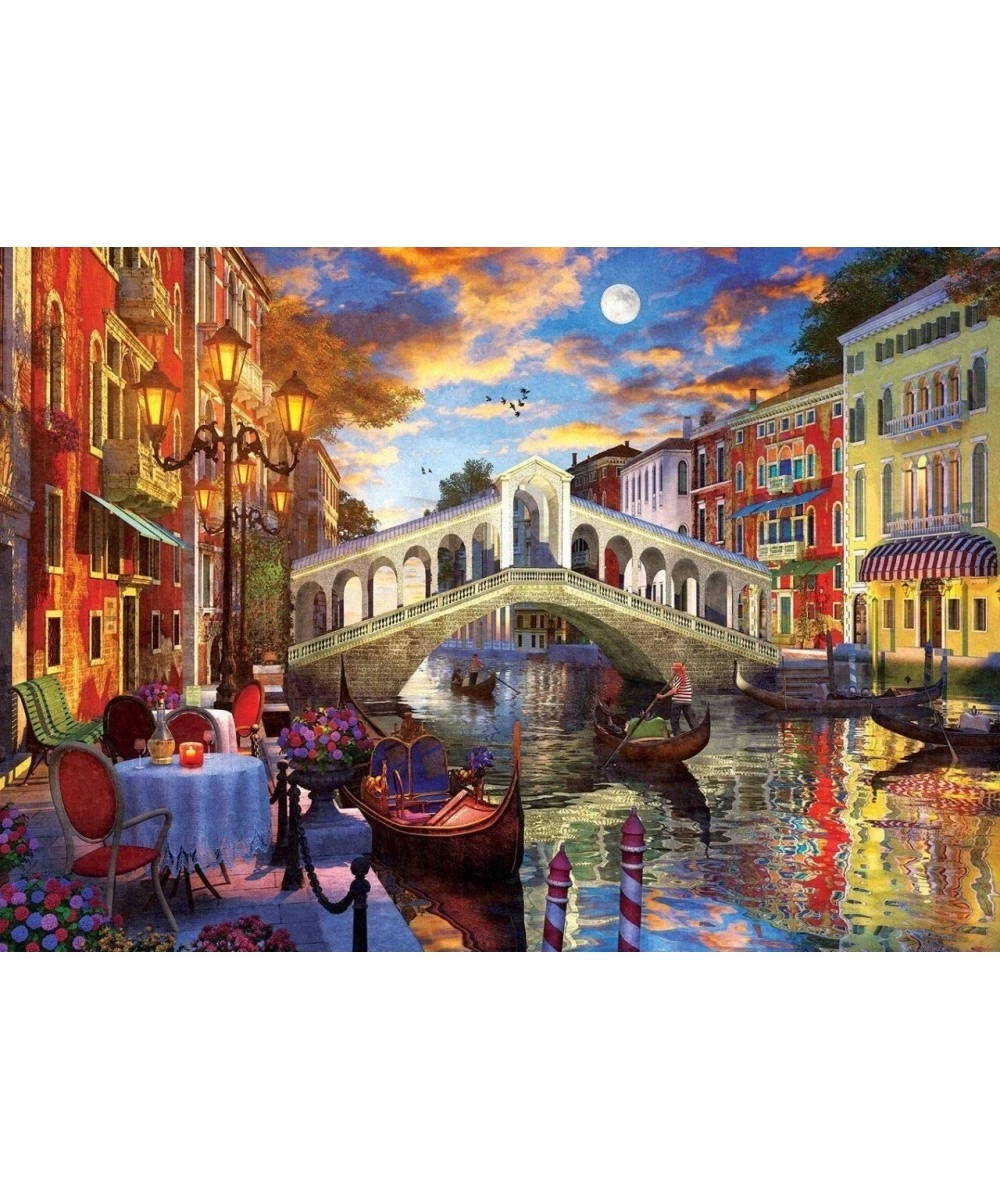 Heidi Rialto Bridge in Venice 1500 Piece Jigsaw Puzzle $51.07 Jigsaw Puzzles