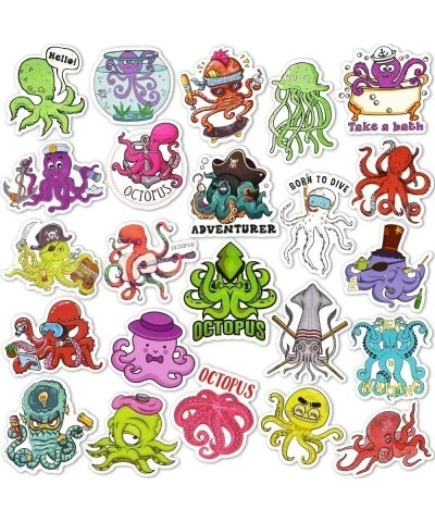 Octopus Stickers for Kids Water Bottles Stickers for Teens Waterproof Stickers Vinyl Laptop Stickers Pack (50 Pcs) $16.64 Kid...