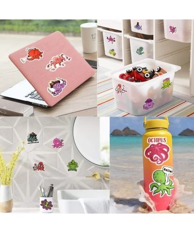 Octopus Stickers for Kids Water Bottles Stickers for Teens Waterproof Stickers Vinyl Laptop Stickers Pack (50 Pcs) $16.64 Kid...