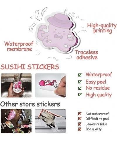 Octopus Stickers for Kids Water Bottles Stickers for Teens Waterproof Stickers Vinyl Laptop Stickers Pack (50 Pcs) $16.64 Kid...