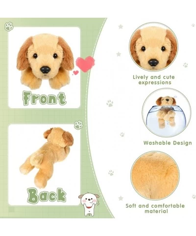 3 Pcs 7.87 Inches Dog Stuffed Animal Plush Dog Puppy Soft Plush Dog Pillow Toy Fluffy Puppy Set for Girls Kids Dog Theme Part...