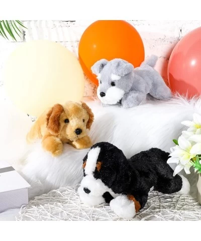 3 Pcs 7.87 Inches Dog Stuffed Animal Plush Dog Puppy Soft Plush Dog Pillow Toy Fluffy Puppy Set for Girls Kids Dog Theme Part...