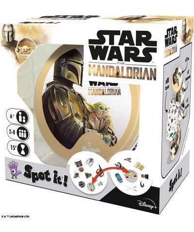 Spot It! The Mandalorian Card Game | Game for Kids | Age 6+ | 2-8 Players | Average Playtime 15 Minutes | Made $16.61 Card Games