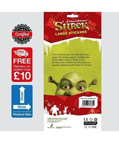 Dreamworks Shrek Stickers Christmas Large 2001 $15.66 Kids' Stickers