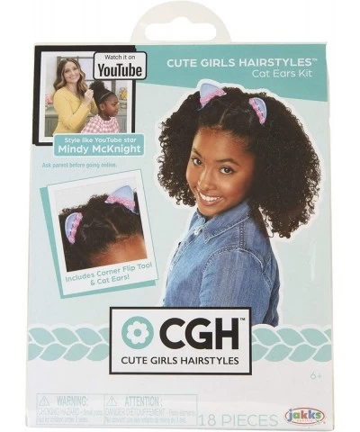 CGH Cute Girls Hairstyles! Cat Ears Hair Accessory Set $12.10 Kids' Dress-Up Accessories