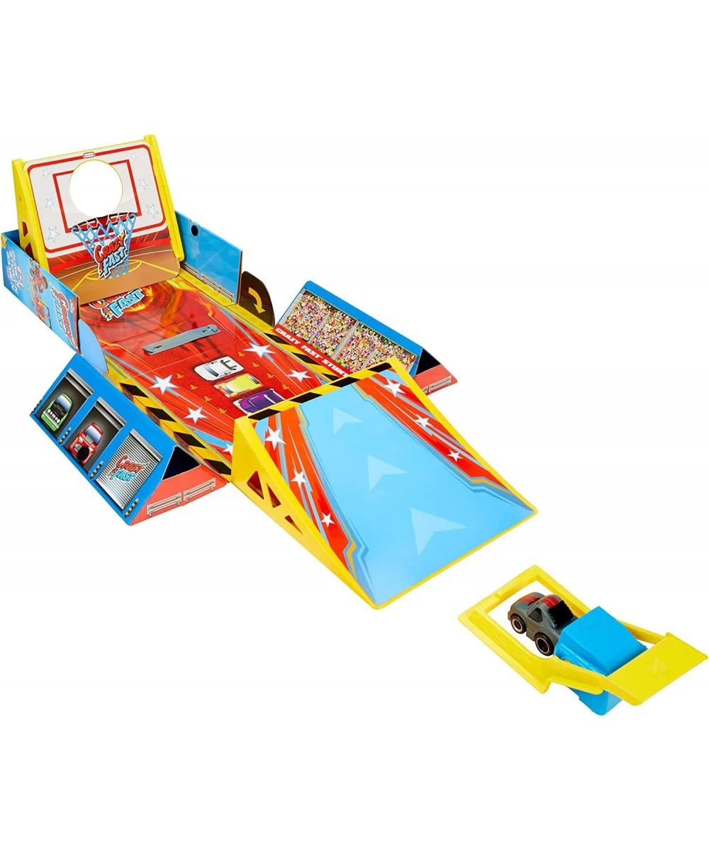 Little Tikes® My First Cars™ Crazy Fast™ 4-in-1 Dunk’n Stunt’n Game’n Set with one Exclusive Pullback Toy Car Vehicle Goes up...