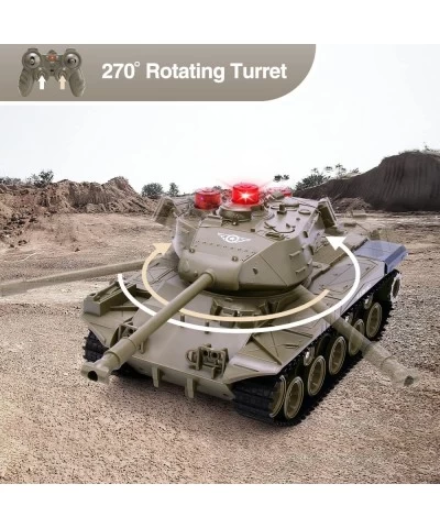 Remote Control Tank for Kids M41A3 American Army Battle Tank Programmable RC Tanks with Lights & Realistic Sounds RC Military...