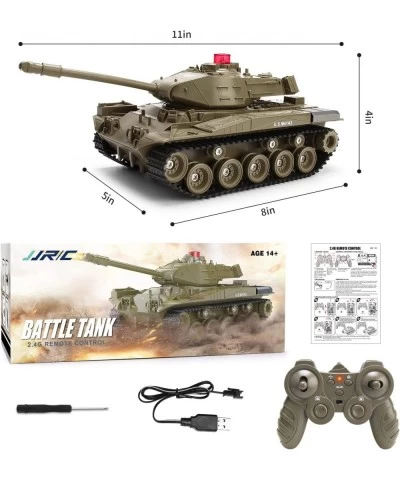 Remote Control Tank for Kids M41A3 American Army Battle Tank Programmable RC Tanks with Lights & Realistic Sounds RC Military...