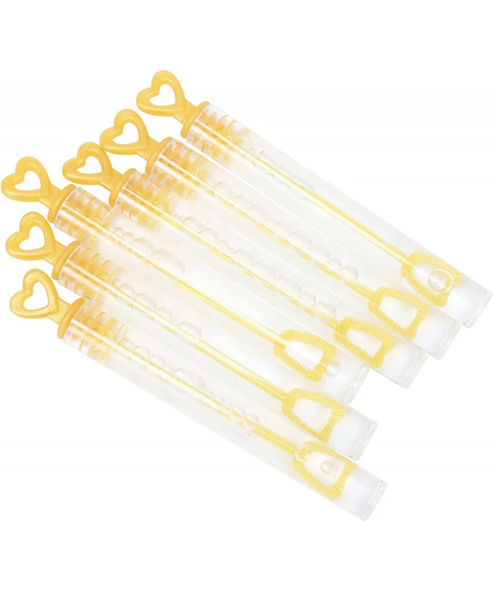 96 pcs 4.2" Gold Heart Bubble Wands Party Favors for Weddings Supplies Valentine's Day Party and Anniversaries $40.06 Bubble ...