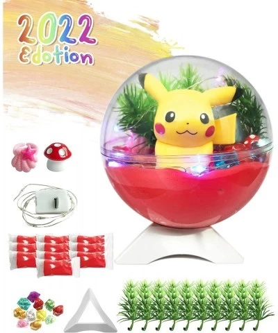 Make Your Own Night Light Kit for Kids - Light-Up Terrarium Craft Kit for Pokemon - Arts & Crafts Activities Kit - Bedroom De...