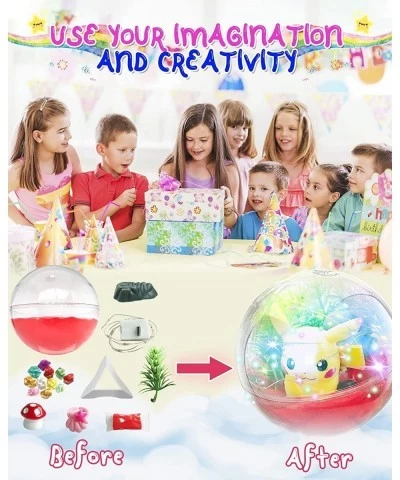 Make Your Own Night Light Kit for Kids - Light-Up Terrarium Craft Kit for Pokemon - Arts & Crafts Activities Kit - Bedroom De...