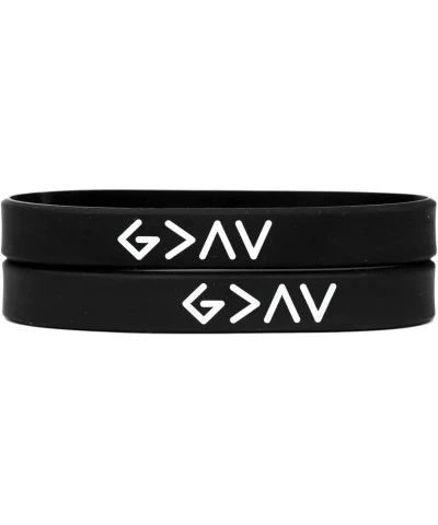 2 God is Greater Than The Highs and Lows Silicone Wristband Bracelets with Images $15.51 Kids' Dress-Up Accessories