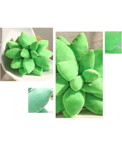 17.7in Succulent Pillow Cute Stuffed Plant Plush Pillows 3D Succulents Cactus Pillow Novelty Plush Cushion for Garden Bedroom...