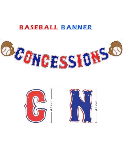 114pcs Baseball Party Decorations Baseball Birthday Decorations Supplies Baseball Birthday Backdrop Concessions Banner Baseba...