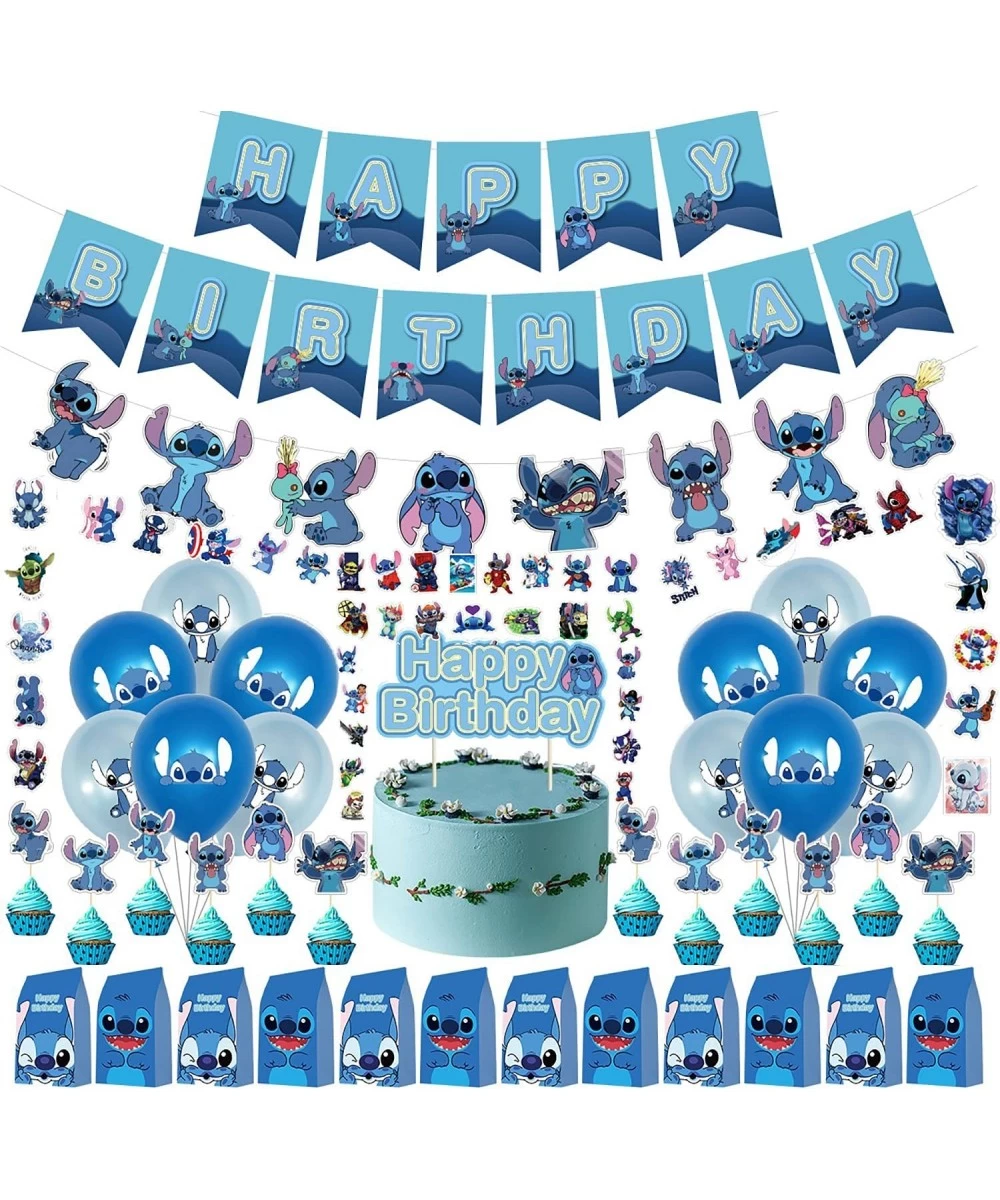 90Pcs Birthday Party Supplies For S-titch $38.93 Kids' Party Decorations