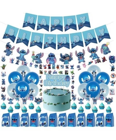 90Pcs Birthday Party Supplies For S-titch $38.93 Kids' Party Decorations