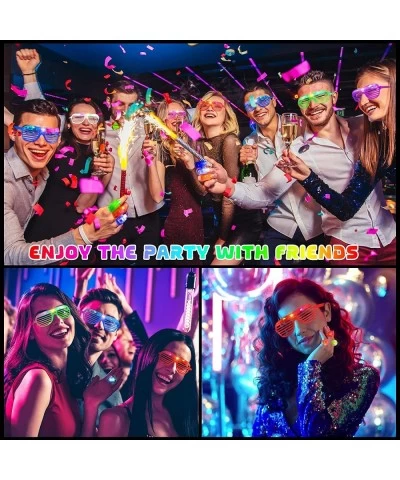 182 Pieces LED Light Up Toys Party Favors Glow in the Dark Party Supplies with 102 Pieces LED Finger Lights 30 Pieces Glow Gl...