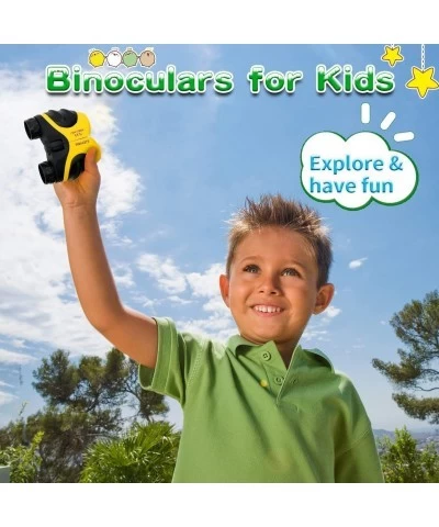 Compact Shock Proof Binocular for Kids–Mini Binoculars for Children Small Binoculars’ Kids Best Gifts-Festival Gifts (Yellow)...