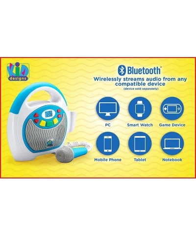 KIDdesigns Mother Goose Club Bluetooth Sing Along Portable MP3 Player Real Mic 24 Songs Storesup to 16 Hours of Music 1 GB Bu...