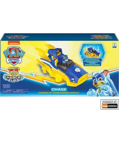 Paw Patrol Mighty Pups Charged Up Chase Transforming Deluxe Vehicle Preschool Toy with Lights and Sounds $68.18 Play Figure P...