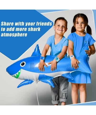 36 Pieces Shark Slap Bracelets for Kids Shark Party Favors Under The Sea Slap Bracelets for Shark Ocean Birthday Party Suppli...