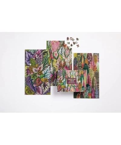 Houseplant Jungle Multi Puzzle Set from - Includes Three 250 Piece Puzzles Featuring Botanical Photographs from Troy Litten T...