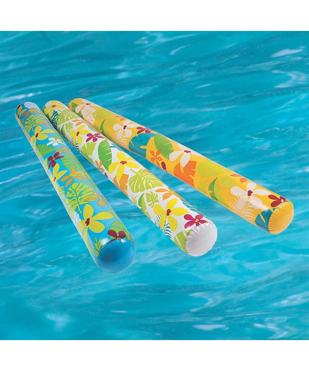 Topical Flower Inflatable Pool Noodles Set of 6 - Almost 4 feet Long - Pool Toys $53.34 Swimming Pool & Outdoor Water Toys