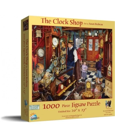 The Clock Shop 1000 Piece Jigsaw by SunsOut $35.79 Jigsaw Puzzles