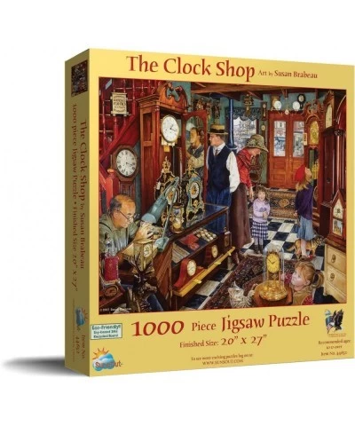 The Clock Shop 1000 Piece Jigsaw by SunsOut $35.79 Jigsaw Puzzles