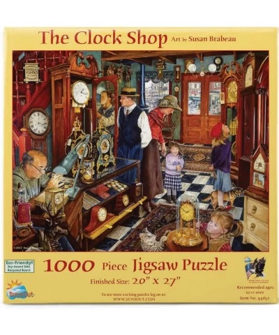 The Clock Shop 1000 Piece Jigsaw by SunsOut $35.79 Jigsaw Puzzles