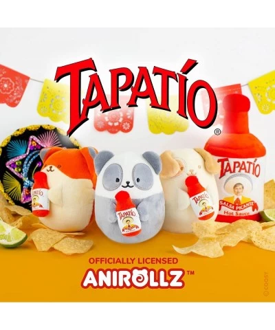 x Tapatio Hot Sauce Cute Soft Squishy Stuffed Animal Plush Toy Fabric Squishy Ball (Puppiroll) $28.09 Stuffed Animals & Teddy...