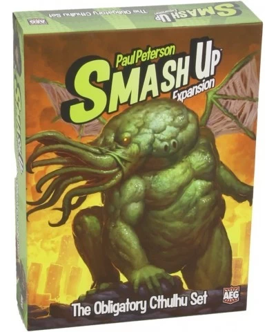 Alderac Entertainment Group Smash Up The Obligatory Cthulhu Expansion - Board Game Card Game Lovecraft Old Ones and More 2 to...